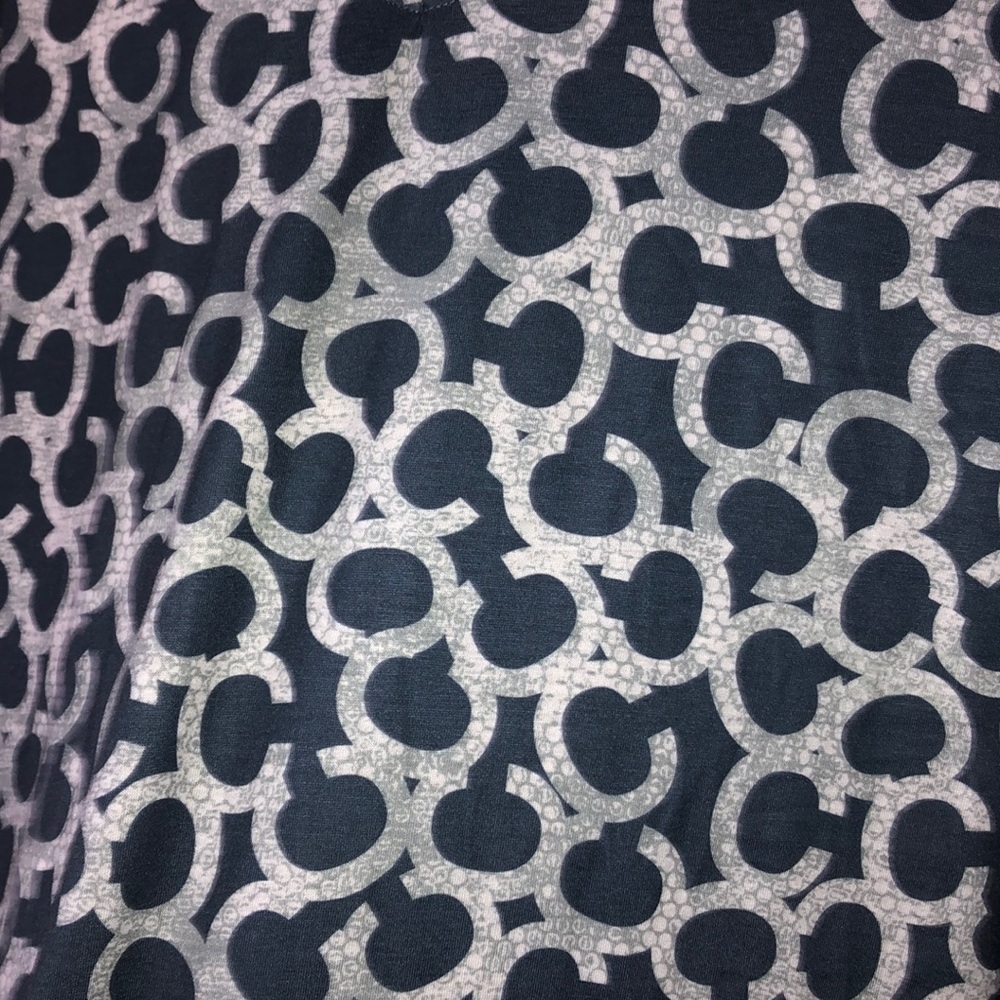 Simply Noelle Blue White Printed Oversized Tunic - Picture 4 of 7